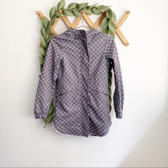 Ivivva Soft Shell Diamond Print Rain Coat